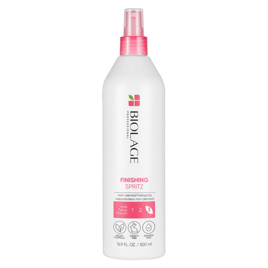 Picture of Biolage Styling Finishing Spritz Non-Aerosol Hairspray | Texturizing Hairspray That Locks Style In Place | Firm Hold | For All Hair Types | Paraben-Free | Vegan | 16.9 Fl. Oz