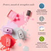 Picture of butter LONDON Patent Shine 10X Nail Lacquer Polish, Bespoke Lace (Sheer White) - Gel-Like Finish & Chip-Resistant Nail Lacquer Helps Protects & Strengthens Nails - Vegan & Cruelty-Free (0.4 Fl Oz)