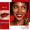 Picture of Oulac Matte Liquid Red Lipstick for Women, Deep Red Lip Gloss Creamy Matte Texture, Waterproof, Non-Stick Cup, Extra-Pigmented Lip Tint Stain with Vitamin E & Rose Oil, Vegan, Cruelty-Free, M01