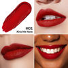 Picture of Oulac Matte Liquid Red Lipstick for Women, Deep Red Lip Gloss Creamy Matte Texture, Waterproof, Non-Stick Cup, Extra-Pigmented Lip Tint Stain with Vitamin E & Rose Oil, Vegan, Cruelty-Free, M01