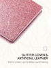 Picture of OMIRO Compact Mirror, Glitter PU 1X/3X Magnification, Ultra Portable for Purses (Pink)