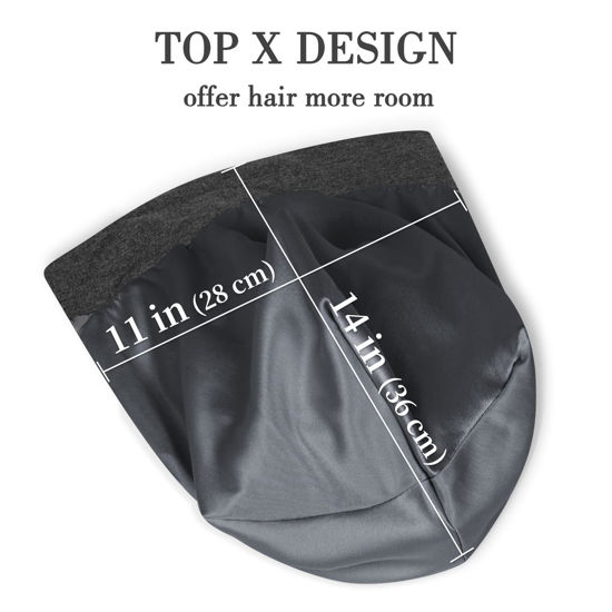 GetUSCart- Large Satin Bonnet for Men Sleeping: Loc Cap Dreadlocks for ...