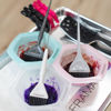 Picture of FRAMAR Hair Color Brush Set - Glitter Color Brush, Hair Dye Brush Kit, Hair Coloring Brush, Hair Color Brushes For Hair Stylist, Hair Dying Brush, Hair Color Applicator Brush, Hair Dye Brushes - 3Pk