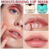 Picture of 6 PCS Bee Lip Balm Honey Pot, Fruity Lip Sleeping Mask,Hydrating Prevention Dry and Cracked Lip Scrubs Exfoliator Lip Care,Moisturizing Lip Mask Overnight Reduces Lip Lines