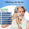 Picture of 30PCS Eyelid & Lash Wipes for Itchy & Dry Eyes, Tea Tree Oil Eyelid Wipes for Styes & Blepharitis, Daily Eye Cleansing Wipes, Hypoallergenic & Soothing For Sensitive Eyes, Stay Hydrated Lid Wipes
