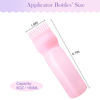Picture of Cosywell Root Comb Applicator Bottle 6 Ounce 2Pack Hair Dye Applicator Brush Applicator Bottle for Hair Root Comb Color Applicator Bottle with Graduated Scale (Pink)
