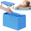 Picture of 31" x 71" Disposable Bed Sheets for Massage Table Waterproof Massage Table Sheet Soft Non Woven Fabric SPA Bed Cover Breathable for Massage Beauty Tattoos 100PCS (Blue)