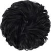 Picture of FESHFEN Large Jet Black Synthetic Fiber Messy Bun Hair Piece, 1.94 oz