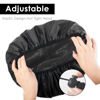 Picture of Auban Extra Large Shower Cap, Waterproof Reusable Hair Cap, XL Satin Lined Shower Bonnet for Women Men Thick Long Hair, Braids, Dreadlocks(Adjustable)
