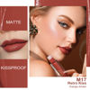 Picture of Oulac Matte Liquid Red Lipstick for Women, Orange Tone Red Long Lasting Lipstick, Waterproof Lip Stain, No Transfer, Creamy High Pigmented Formula Lipstick with Vitamin E, Vegan & Cruelty-Free M17