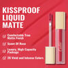 Picture of Oulac Matte Liquid Red Lipstick for Women, Long Lasting Lipstick Waterproof Lip Stain, No Transfer, Creamy High Pigmented Formula with Rose Oil, Vegan & Cruelty-Free, Light Red M08
