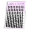 Picture of VEYESBEAUTY Lash Clusters Eyelash Extensions Thin & Invisible Band DIY Individual False Eyelashes Newbie's Five-Second Series Wispy Lash Tray for Self-application, Manga Lashes 8-18mm Mixed Length