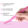 Picture of 40pcs Eyebrow Razor and Face Razors for Women, Newbie Friendly Dermaplane Razor for Women Face, Face Razors and Shaver for Women Dermaplaning with Protective Covers, Package With Box