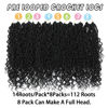 Picture of Col Bling Goddess Locs Crochet Hair 14 Inch, 8 Packs Faux Locs Crochet Hair Pre Looped for Women, Boho Crochet Locs with Curly Ends (14 Inch 1#)