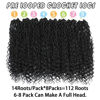 Picture of Col Bling Goddess Locs Crochet Hair 18 Inch 8 Packs Faux Locs Crochet Hair for Women Pre Looped Crochet Boho Goddess Faux Locs Crotchet Hair with Curly Ends #1B