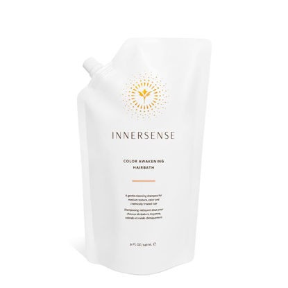 Picture of INNERSENSE Organic Beauty - Natural Color Awakening Hairbath Shampoo | Non-Toxic, Cruelty-Free, Clean Haircare (32oz Refill Pouch)