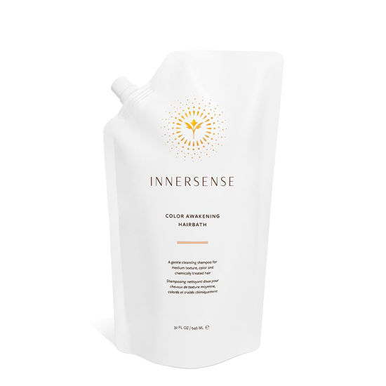 Picture of INNERSENSE Organic Beauty - Natural Color Awakening Hairbath Shampoo | Non-Toxic, Cruelty-Free, Clean Haircare (32oz Refill Pouch)