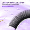 Picture of NAGARAKU Eyelash Extensions Individual Lashes Extensions Classic Lash Matte Black 16 Rows Soft Natural Matte Black Professional Beauty Salon Lash Supplies -0.15B 9mm
