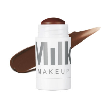 Picture of Milk Makeup Matte Bronzer, Blitzed (Deep Bronze) - 0.19 oz - Cream Bronzer Stick - Buildable, Blendable Color - Matte Finish - 1,000+ Swipes Per Stick - Vegan, Cruelty Free