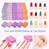 Picture of Nail Buffers (100 Pack), Mini Buffer Block Nail File for Acrylic Nails and Natural Nails, 100/180 Grit Nail Buffer Block Bulk Buffing Blocks for Nail Buff Professional Manicure File Blocks Mix Color