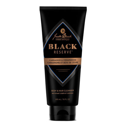 Picture of Jack Black - Black Reserve Body & Hair Cleanser, 10 Fl Oz - Cardamom & Cedarwood - Men’s Body Wash, Shampoo Haircare, Dual-Purpose Men’s Cleanser, Sulfate-Free