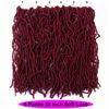 Picture of 24 Inch Soft Locs Crochet Hair Pre Looped 6 Packs Faux Locs Crochet Braids Goddess Locs Dreadlocs Synthetic Hair For Black Women (24 Inch 6PACK 118#)