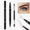 Picture of Eyebrow Pencil,2-in-1 Waterproof Eyebrow Pen with 4 Tip Brow Pen and Ultra-Precise Brow Pencil,with Dual-ended Eyebrow Brush,Eyebrow Makeup for Natural Looking Eyebrows-Dark Coffee