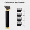 Picture of PXLISIE Professional Cordless Hair Trimmer, Hair Clippers for Men T Blade Trimmer Zero Gapped Trimmer Rechargeable Beard Trimmer Shaver Hair Cutting Kit with Ear Spoon Tool Set, Black