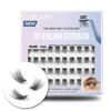 Picture of CarLary Lash Clusters, DIY Eyelash Extension, 40 Mini Glue Bonded Clusters Individual Lashes, Wispy Fluffy Reusable Artificial Natural Look, C Curl Lashes Pack (Volume-14mm)