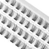 Picture of CarLary Lash Clusters, DIY Eyelash Extension, 40 Mini Glue Bonded Clusters Individual Lashes, Wispy Fluffy Reusable Artificial Natural Look, C Curl Lashes Pack (Volume-14mm)