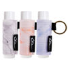Picture of WK IEASON - Lip Balm Holder Keychain Clip On Lipstick Sleeve Chapstick Sleeve Holder Keychain 3pcs(Marble print Grey/Orange/Purple)