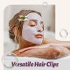 Picture of YIERSO 8 Pcs No bend Hair Clips No Crease Hair Clip Duckbill Clips No Dent Creaseless Flat Clip Alligator Hair Barrettes for Makeup Hairstyle Women Girls Accessories (Acrylic Resin-PinkPurple)