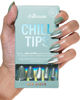 Picture of Chillhouse Chill Tips Signatures Press On Nails Kit, Sea Siren (Almond) - 24 Nail Shapes & Sizes, Dual-Sided Buffer & File, Cuticle Stick & Glue - Long-Lasting Nail Art Manicures