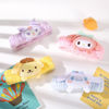 Picture of Bliqlriy Kawaii Spa Headband, Cute Headband for Women Facial Makeup, Washing, Party, Soft Microfiber Coral Skincare Shower Fluffy Towel Headbands Hair Band for Girls