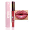 Picture of evpct 1Pcs Wine Red Matte to Glitter Liquid Lipstick Lip Set Kit, Long Lasting Matte Diamond Glitter Lipstick Waterproof, Colorful Sparkly Glossy Metallic Shimmer Sparkle Lip Gloss for Women 06#