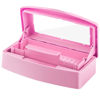 Picture of Gusnilo Nail Tool Sterilizer Box barbicide Disinfectant Jar Plastic Disinfectant Container Suitable for Nail Tools Hair Salons Beauty Centers and Manicure and Nail Equipment(Pink)