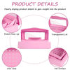 Picture of Gusnilo Nail Tool Sterilizer Box barbicide Disinfectant Jar Plastic Disinfectant Container Suitable for Nail Tools Hair Salons Beauty Centers and Manicure and Nail Equipment(Pink)