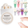 Picture of MIZHSE Solid Builder Gel, Milky White Sculpting Gel Nail Extension Gel for Nail, Non-Sticky Hand Builder Gel 3D Nail Gel Carving Gel Modeling Gel Soak Off Nail Art Salon Manicure Home 15g (0.5 oz)