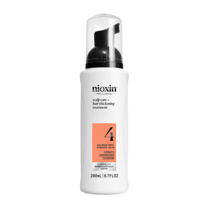 Picture of Nioxin System 4 Scalp + Hair Thickening Treatment- Serum for Damaged Hair with Progressed Thinning, 6.8 oz (Packaging May Vary)