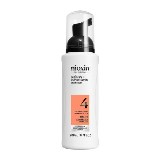 Picture of Nioxin System 4 Scalp + Hair Thickening Treatment- Serum for Damaged Hair with Progressed Thinning, 6.8 oz (Packaging May Vary)