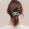 Picture of LILYSILK Silk Hair Scrunchies for Frizz & Breakage Prevention 100% Mulberry Silk Hair Ties No Damage Elastic Silk Ponytail Holders, 1Pc, Avocado Green