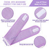 Picture of Whaline Spa Facial Headband Make Up Wrap Head Terry Cloth Headband Adjustable Towel Band for Face Washing Shower Facial Cover, 3 Pieces (Purple, Pink, Blue)