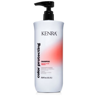 Picture of Kenra Color Protecting Shampoo | Color Safe | Maintain Over 95% Color Vibrancy Through 40 Washes | Enhances Shine | pH-balancing System | Color Maintenance | All Hair Types | 33.8 fl. oz.
