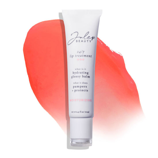 Picture of Julep 24/7 Lip Treatment - Hydrating & Glossy Lip Balm and Lip Sleeping Mask with Shea Butter - Moisturize, Protect & Soothe - Vegan & Cruelty-Free - Candy Pop
