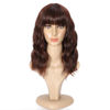 Picture of Ucubb Short Curly Wigs with Bangs for Women 14 Inches Wavy Bob Wig Synthetic Heat Resistant Fiber Wigs