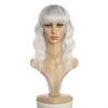 Picture of Ucubb Short Curly Wigs with Bangs for Women 14 Inches Wavy Bob Wig Synthetic Heat Resistant Fiber Wigs (R4-1001)