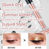 Picture of ONarisae Glitter Eyeshadow Shimmer Long Lasting Effect Shiny Pigment Eyeshadow Glow Eye Makeup (Light Brown)