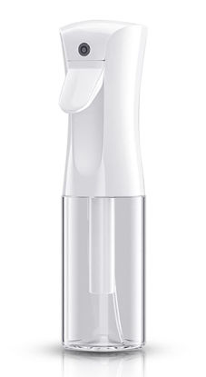 Picture of Continuous Fine Mist Spray Bottles, Shyuzi Empty Water Mister Ultra Fine Spray Bottle for Hair Styling, Cleaning, Plants, Misting, Skin Care, BPA Free (CLEAR/160ml(5.4oz))