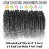 Picture of 12 Inch 8 Packs Goddess Locs Crochet Hair Faux Locs Crochet Hair for Women Pre Looped River Locs Crochet Hair with Curly Ends Synthetic (12 Inch 8 Packs, #1B/Grey)