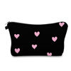 Picture of Cute Travel Makeup Bag Cosmetic Bag Small Pouch Gift for Women (Pink Heart)